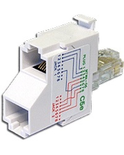 T-адаптер 1 телефонный и 1 компьютерный порт TWT TWT-T-E2-U2 в Симферополе Проходные адаптеры Pintop.ru