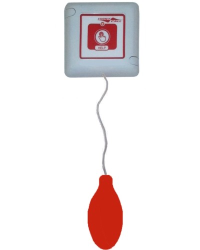 Пневмокнопка вызова влагозащищенная со шнуром Hostcall MP-435W2 в Симферополе Система оповещения и трансляции Hostcall Pintop.ru