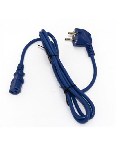 Кабель питания компьютера Hyperline PWC-IEC13-SHM-5.0-BL в Симферополе Патч-корды и пигтейлы Pintop.ru