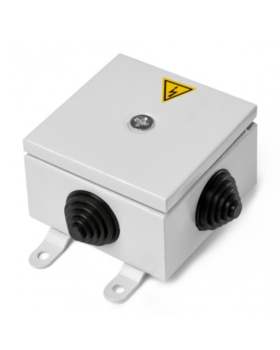 Коробка монтажная огнестойкая металлическая герметичная КМОМГ (4к х 10мм) 100х100х60 IP 66 (3 ввода) ПожТехКабель (076-550) в Симферополе Распределительные коробки Pintop.ru