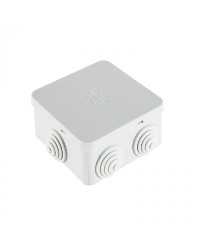 Коробка распределительная о/п, для монтажного пистолета 85х85х50, без галогена, 6 вых, IP44 (44066HF) в Симферополе Распределительные коробки Pintop.ru