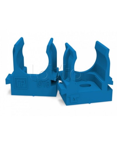 Крепеж-клипса для труб для монтажного пистолета синяя д16 (100шт/1100шт уп/кор) Промрукав (PR13.0143) в Симферополе Держатели, клипсы, скобы Pintop.ru