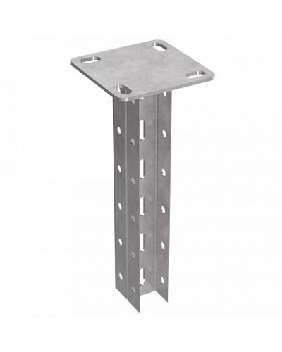 Стойка двойная потолочная 45х30х1400 пятка 120х120 Промрукав (PR08.5153) в Симферополе Аксессуары для лотков Pintop.ru