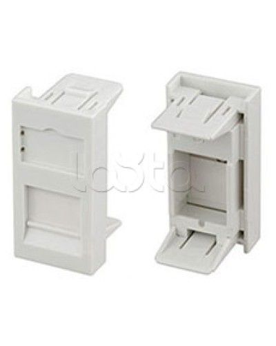 Вставка для 1 модуля формата Keystone Jack Hyperline SIP2-1K-M45-22.5 в Симферополе Модули Keystone Pintop.ru