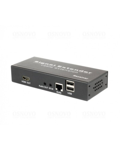 Дополнительный приёмник для комплекта передачи HDMI по сети Ethernet OSNOVO RLN-HiKMDA2 в Симферополе Видеоусилители, Модуляторы, Делители Pintop.ru