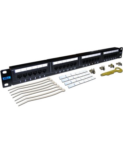 Патч-панель 1U, 24 порта, UTP TWT TWT-PP24UTP/6 в Симферополе Патч панель Pintop.ru