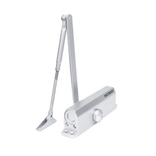 Доводчик NOTEDO DC-160 DA EN1-5, с задержкой закрывания, с рычажной тягой, (бронза) (RAL7013)