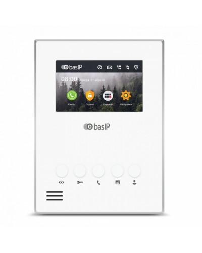 Видеодомофон BAS-IP AU-04LA WHITE в Симферополе Вызывные IP панели Pintop.ru