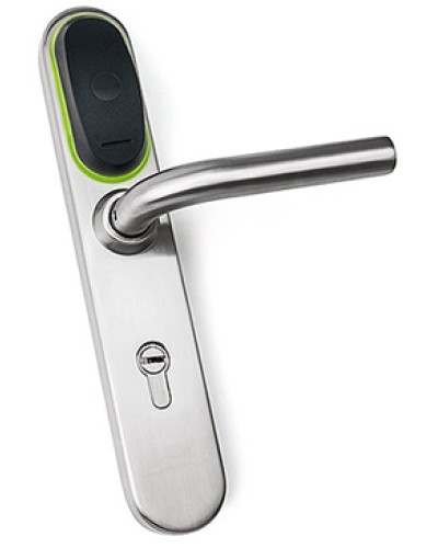 Замок для двери электромеханический IronLogic Eurolock EHT net (серебро) dd=85 мм в Симферополе Электромеханические замки Pintop.ru