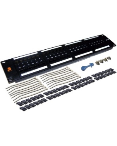 Патч-панель 48 портов, UTP, кат.5E, 2U LANMASTER LAN-PPL48U5E в Симферополе Патч панель Pintop.ru