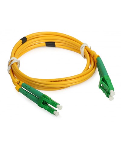 Шнур оптический duplex LC/APC-LC/APC 9/125 sm 10м LSZH Cabeus FOP(d)-9-LC/APC-LC/APC-10m в Симферополе Патч-корды оптические Pintop.ru