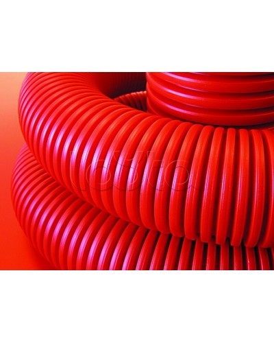 Труба гофрированная двустенная ПНД 110 мм для кабельной канализации с зондом DKC 121911 (50 м) в Симферополе Труба гофрированная Pintop.ru