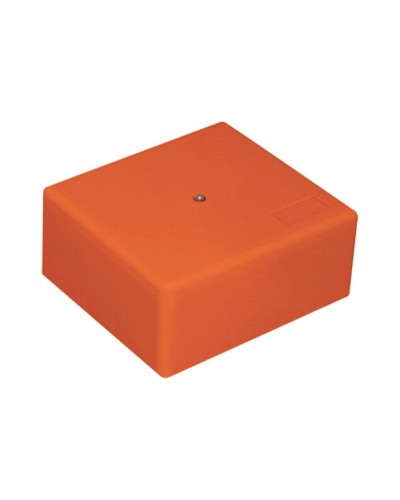 MB75 Коробка огн. E-110,о/п 75х75х40, с гладкими стенками,без галогена, заземление, IP41, 5P, (1,5-6мм2), цвет оранж в Симферополе Распределительные коробки Pintop.ru