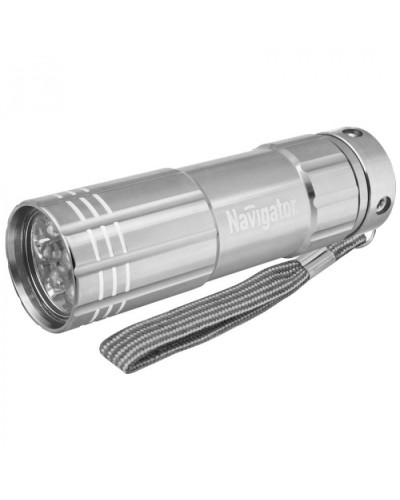 Фонарь Navigator 94 928 NPT-CM07-3АAA алюм.9LED, блист. в Симферополе Источники света(Лампы) Pintop.ru