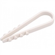 Дюбель-хомут 5-10, белый (100шт/уп) REXANT 07-4501