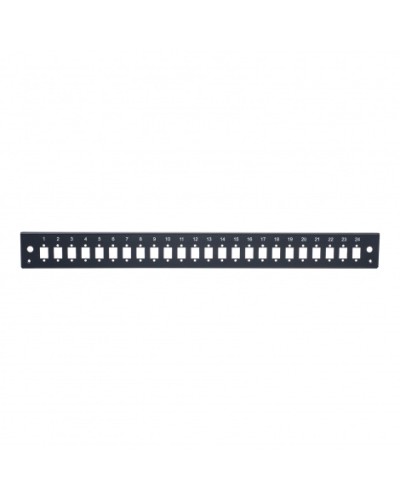 Панель лицевая для выдвижной оптич. полки, 24 SC Simplex/24 LC Duplex, черный Datarex DR-546045 в Симферополе Патч-панели Pintop.ru