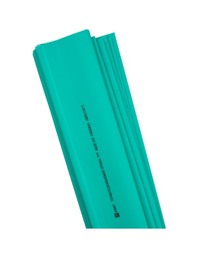 Термоусаживаемая трубка ТУТ нг 25/12,5 зеленая в отрезках по 1м EKF PROxima (tut-25-j-1m) в Симферополе Аксессуары для кабель-канала Pintop.ru