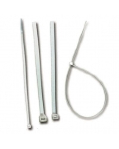 Стяжка пластиковая нейлоновая с площадкой для маркировки 3,6х205мм, белая (100шт.уп) TWT-CVM-205 в Симферополе Стяжки-хомуты Pintop.ru