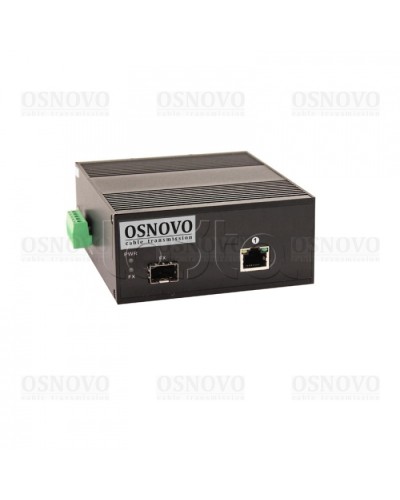 Медиаконвертер Gigabit Ethernet с поддержкой PoE OSNOVO OMC-1000-11HX/I в Симферополе Медиаконвертеры Pintop.ru