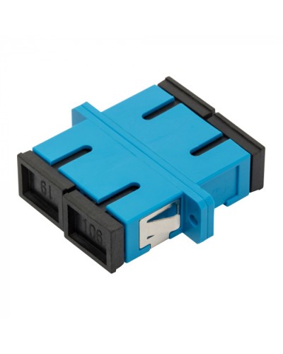 Адаптер оптический SC, SM, дуплексный LANMASTER (LAN-2SC-AM-SM) в Симферополе Проходные адаптеры и розетки оптические Pintop.ru