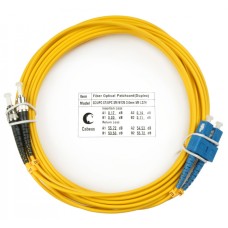 Шнур оптический duplex SC-ST 9/125 sm 20м LSZH Cabeus FOP(d)-9-SC-ST-20m