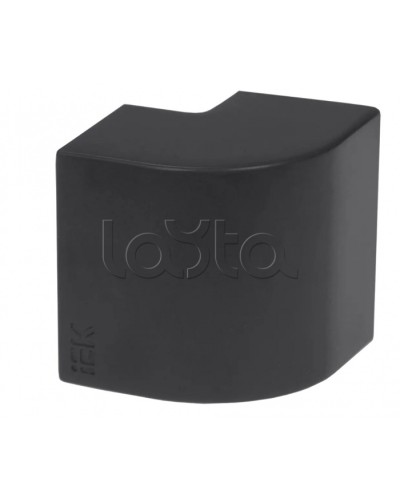 ELECOR Угол внешний КМН 60х40 черный (4шт/компл) IEK (EL-KK10D-N-060-040-K02) в Симферополе Аксессуары для кабель-канала Pintop.ru