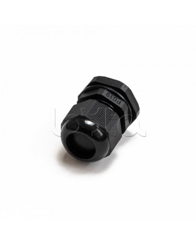 Кабельный ввод (сальник) PG 19 (IP68) d отверстия 12-16 мм черный (2 шт/уп) Промрукав (PR08.7071) в Симферополе Аксессуары для лотков Pintop.ru