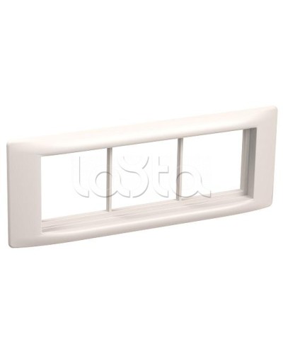 Рамка и суппорт для кабель-канала Праймер на 6 модулей, 60 мм белый IEK (CKK-40D-RSU6-060-K01) в Симферополе Распределительные коробки Pintop.ru