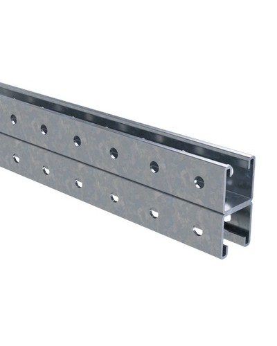 Профиль С-образный двойной 41х41, L6000, толщ.2,5 мм, горячеоцинкованный DKC BPD4160HDZ в Симферополе Аксессуары для кабель-канала Pintop.ru