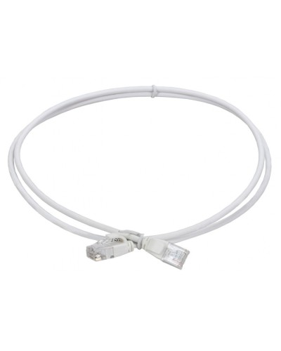ITK Коммутационный шнур кат.5E UTP LSZH 1м slim язычок бел. (PC08-C5EUL-1M-SL-WT) в Симферополе Патч-корды и пигтейлы Pintop.ru