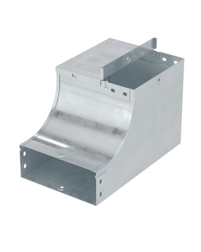 Угол CSSD 90 вертикальный внутр. переходник прав. осн.400 H100 горячеоцинкованный DKC 37146KHDZ в Симферополе Аксессуары для лотков Pintop.ru