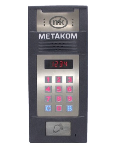 Многоабонентый антивандальный блок вызова со встроенной видеокамерой Метаком MК2018-RFiV в Симферополе Блоки вызова многоабонентные Pintop.ru