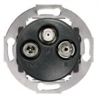 Механизм розетки TV+FM+SAT оконечный Vintage Экопласт 885400-1