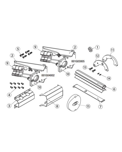 Рычаги F500 без крепления Came 119RID185 в Симферополе Запчасти для шлагбаумов и автоматики Pintop.ru