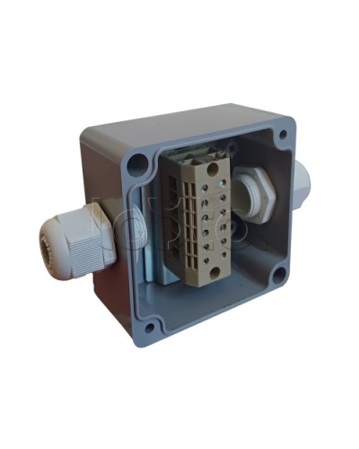 Коробка пылевлагонепроницаемая клеммная G366 А К АЯКС IP66/IP65, 82x80x55 Магнито-контакт в Симферополе Распределительные коробки Pintop.ru