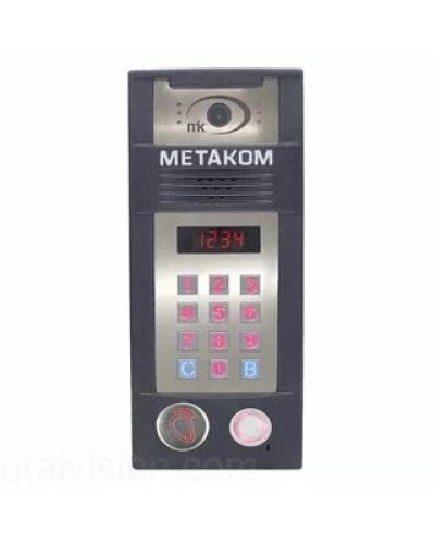 Многоабонентый антивандальный блок вызова со встроенной гибридной видеокамерой Метаком MК2018-TMRFVH в Симферополе Блоки вызова многоабонентные Pintop.ru