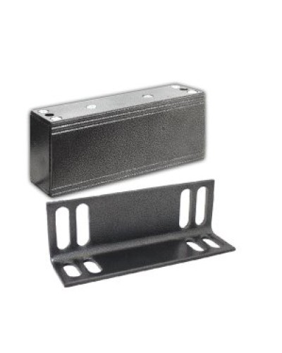 Замок электромагнитный Олевс М1-500 с уголком серебряный антик в Симферополе Электромагнитные замки Pintop.ru