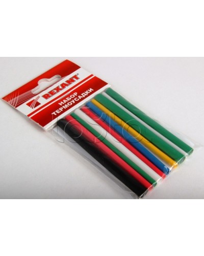 Набор термоусадочных трубок №1 (АВТО) (10шт/уп) REXANT 29-0101 в Симферополе Аксессуары для кабель-канала Pintop.ru