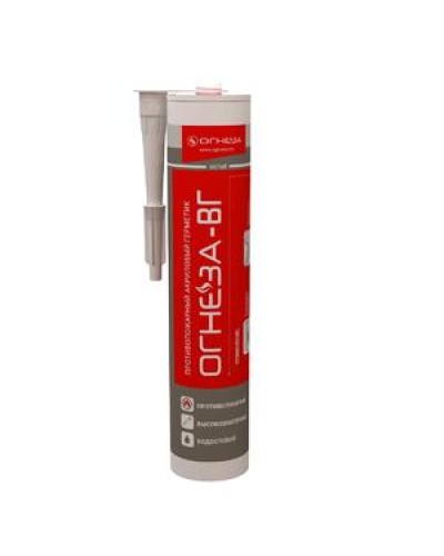 Герметик акриловый противопожарный Огнеза ОГНЕЗА-ВГ, туба 310 мл., цвет белый в Симферополе Дополнительное оборудование пожаротушения Pintop.ru