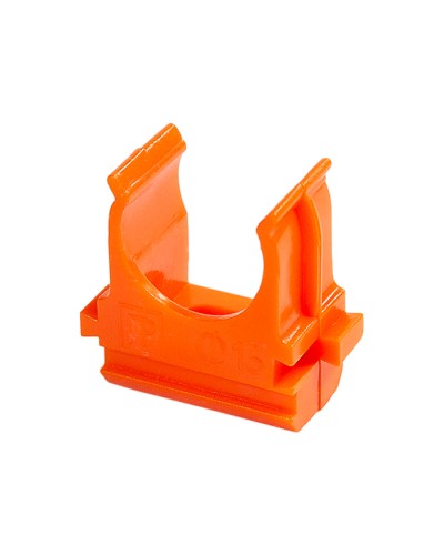 Крепёж-клипса для труб АБС-пластик оранжевая д16 (100шт/2000шт уп/кор) Промрукав (PR13.0063) в Симферополе Держатели, клипсы, скобы Pintop.ru
