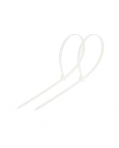 Стяжка нейлоновая неоткрывающаяся, безгалогенная (halogen free) 200x3.6мм, белая (100 шт) в Симферополе Стяжки-хомуты Pintop.ru