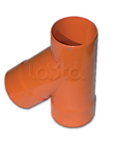 Тройник для двустенных труб одного диаметра ф63мм, 45°, полипропилен DKC 019063 в Симферополе Повороты, муфты, тройники Pintop.ru