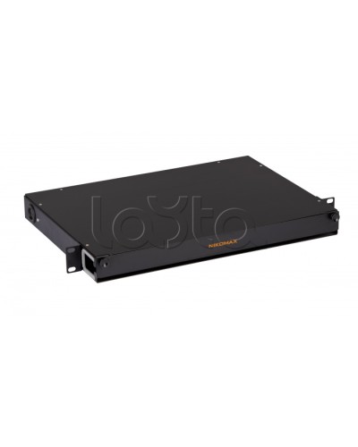 Органайзер оптический 19, 1U NIKOMAX NMC-OKFP-SL-1U-BK в Симферополе Кабельные органайзеры Pintop.ru