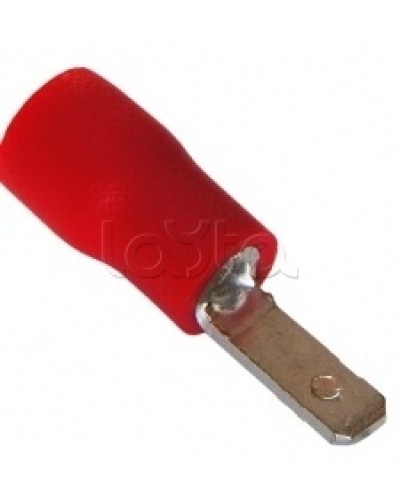 Клемма плоская изолированная 0.5-1.5 мм² (КПИ штекер - 2.8мм) (100шт/уп) REXANT 08-0311 в Симферополе Клеммные колодки Pintop.ru