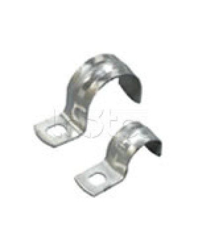 Скоба оцинкованная с одним отверстием для трубы D50мм, м.о. 8,5-6,0мм (1уп=50шт) Экопласт (43750P-50) в Симферополе Держатели, клипсы, скобы Pintop.ru