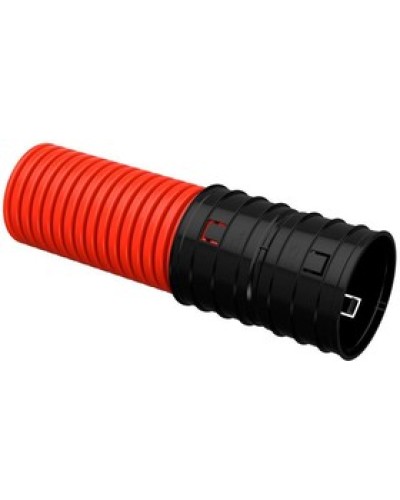 ELASTA Труба гофр. двустенная ПНД d=63мм красная (25м) IEK (EA-TG22-2-2-2-063-025-K04) в Симферополе Труба гофрированная Pintop.ru