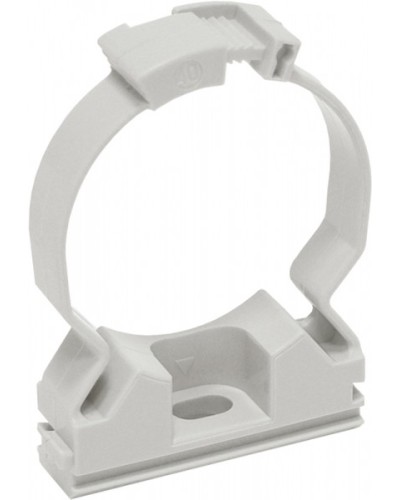 ELASTA Хомутный держатель CFC16 серый IEK (CTA10MP-CFC16-K41-100) в Симферополе Стяжки-хомуты Pintop.ru