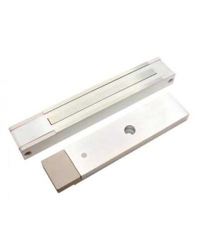 Электромагнитный замок с датчиком состояния двери ALeko ALM-300P (12В белый) в Симферополе Электромагнитные замки Pintop.ru