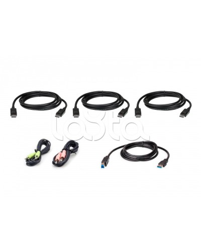 Комплект KVM-кабелей USB DisplayPort Triple Display (1.8м) ATEN 2L-7D02UDPX6 в Симферополе Видеоусилители, Модуляторы, Делители Pintop.ru