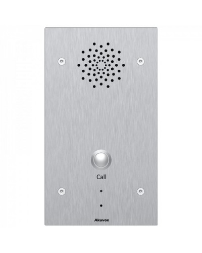 Одноабонентская вызывная панель Akuvox E21A_v4 в Симферополе Вызывные аудиопанели малоабонентные Pintop.ru
